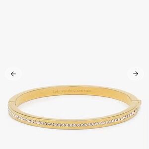 Ring It Up Pave Gold Bangle-NEW